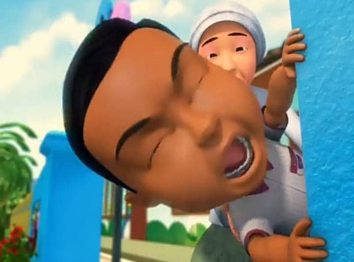 Ijat kabur dari pemeriksaan gigi dalam Upin & Ipin