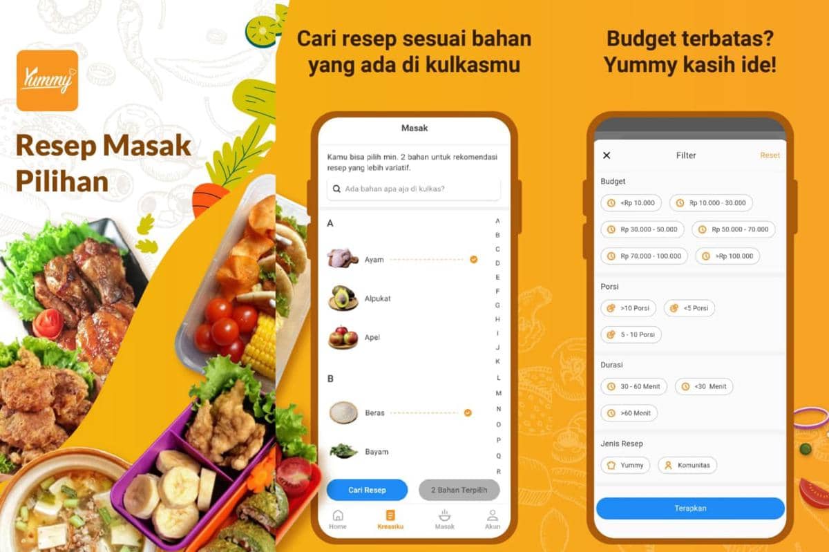 Yummy — Aplikasi Resep Masakan