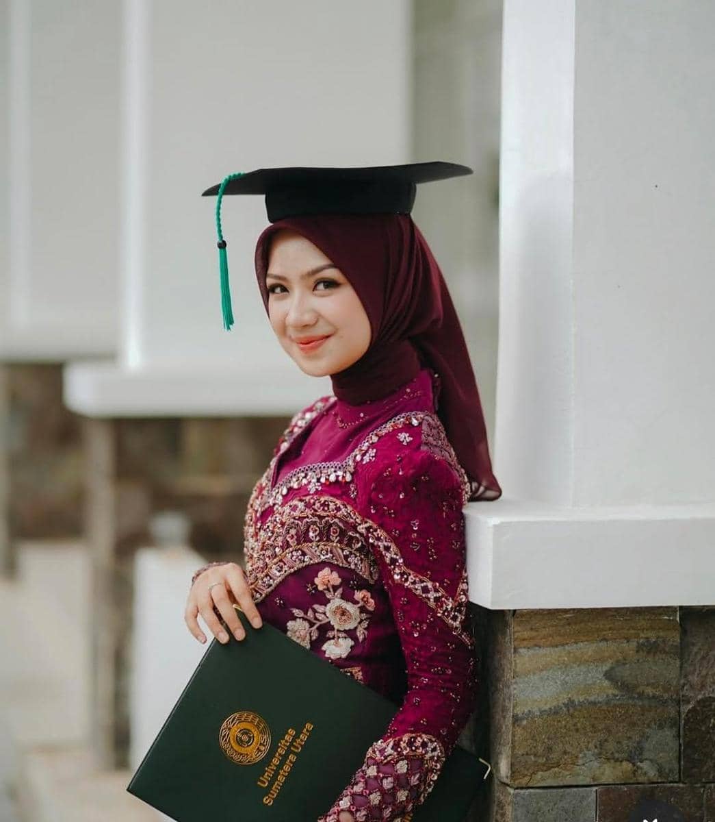 potret Nashwa Zahira lulus sarjana kedokteran USU