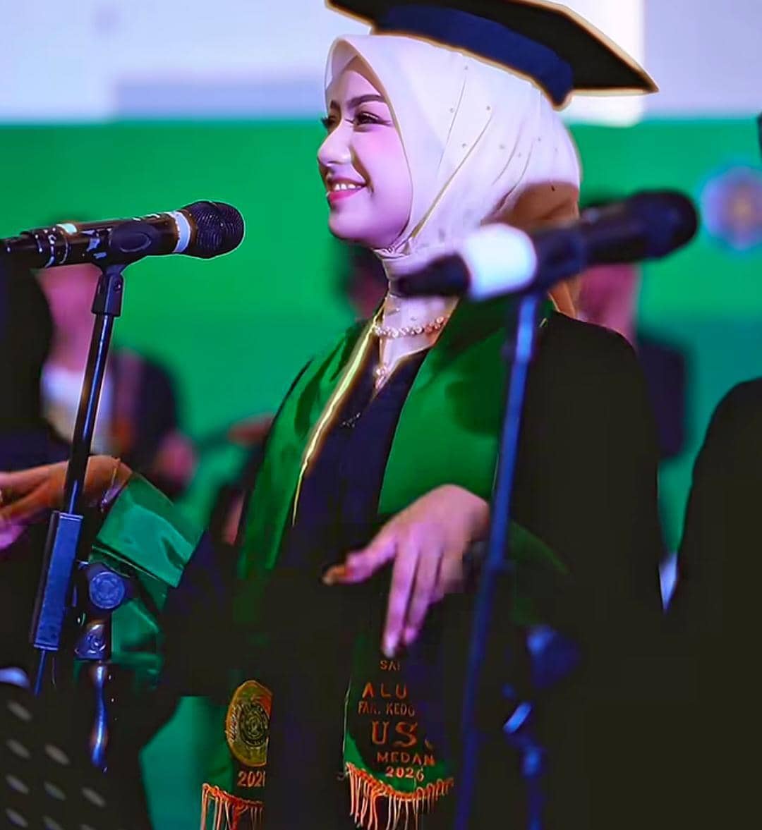 potret Nashwa Zahira lulus sarjana kedokteran USU