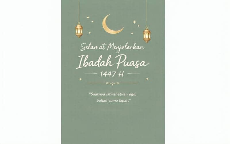desain ucapan Ramadan 2026 yang dibuat pakai ChatGPT