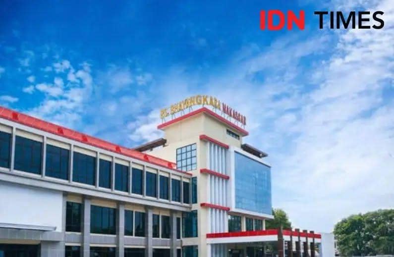 RS Bhayangkara Makassar, Kamis (28/8/2025). IDN Times/Darsil Yahya