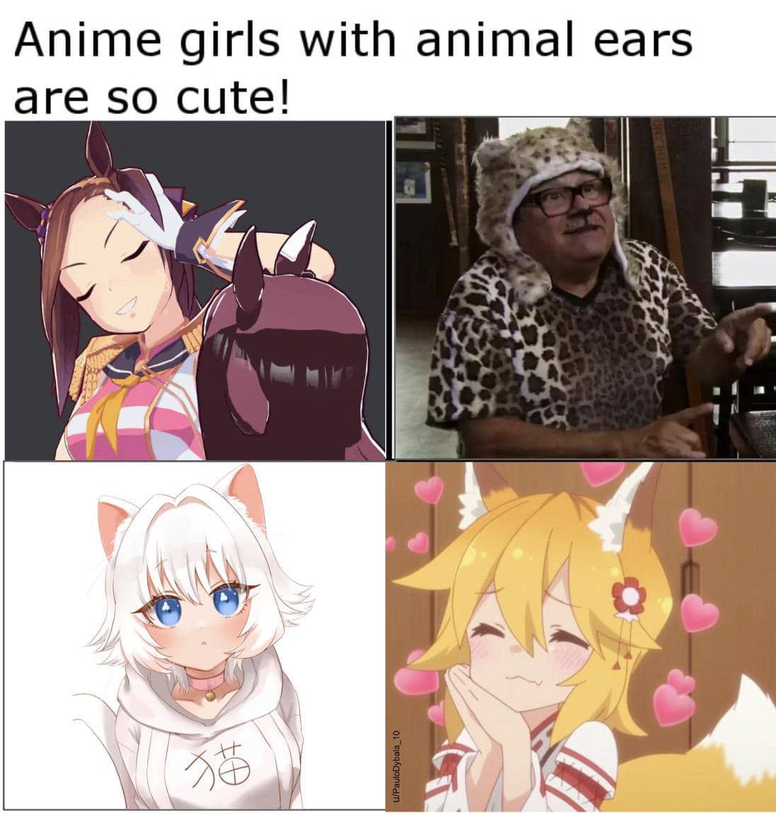 meme anime telinga hewan