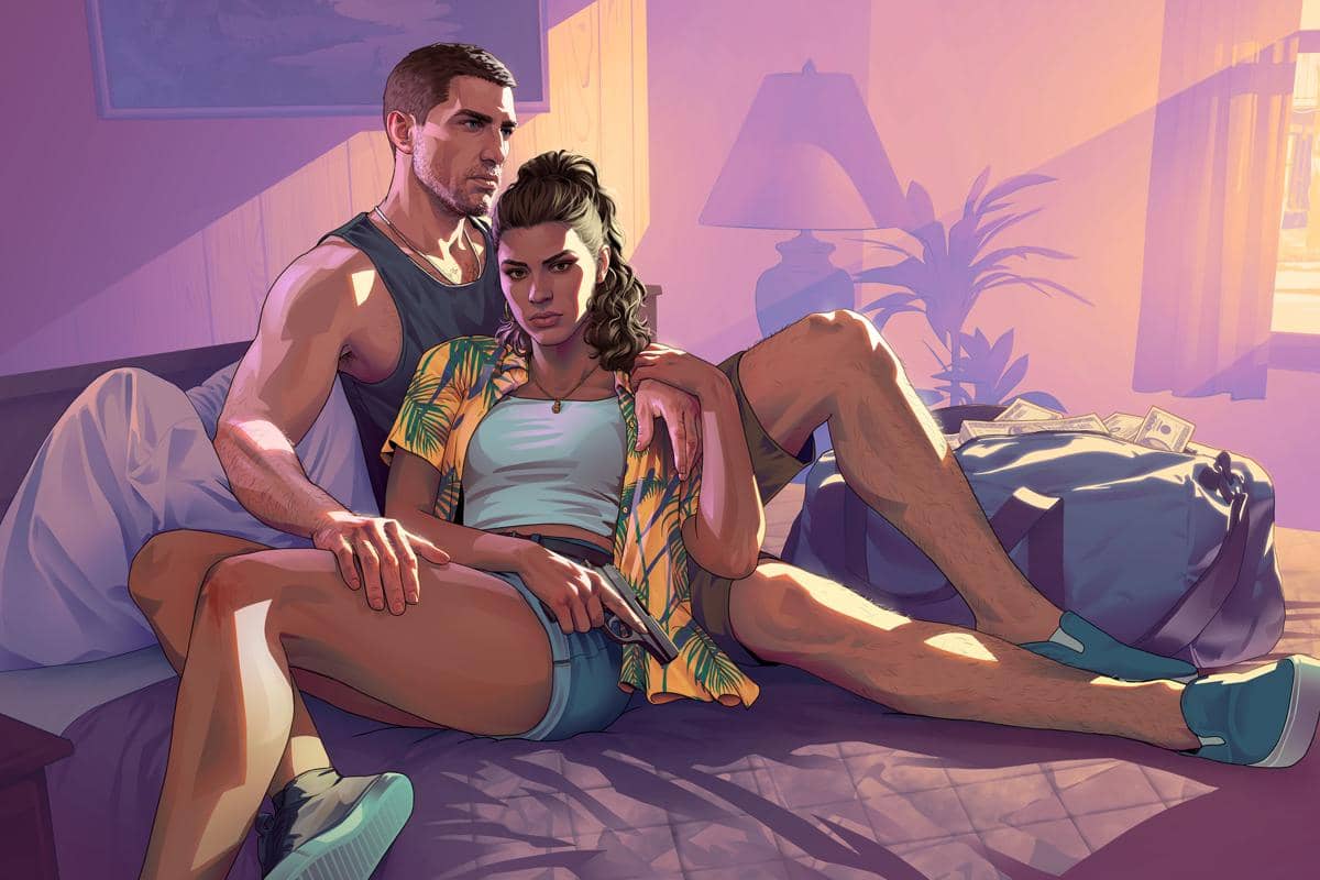 artkwork dua karakter utama GTA 6 