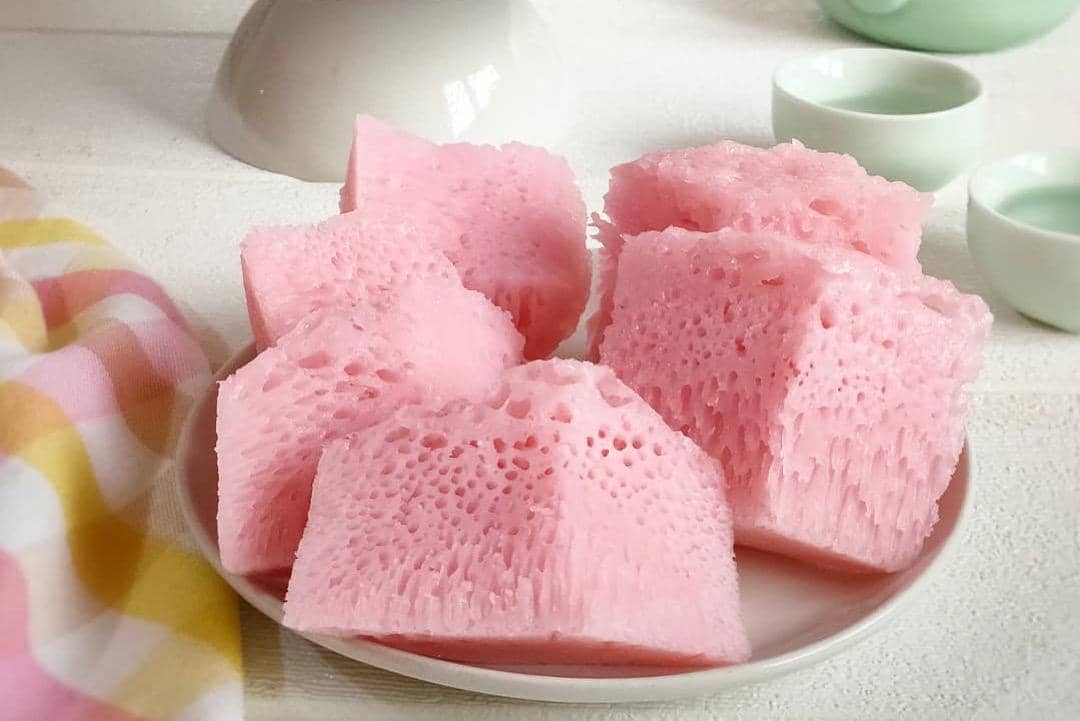 ilustrasi apem kukus tepung beras