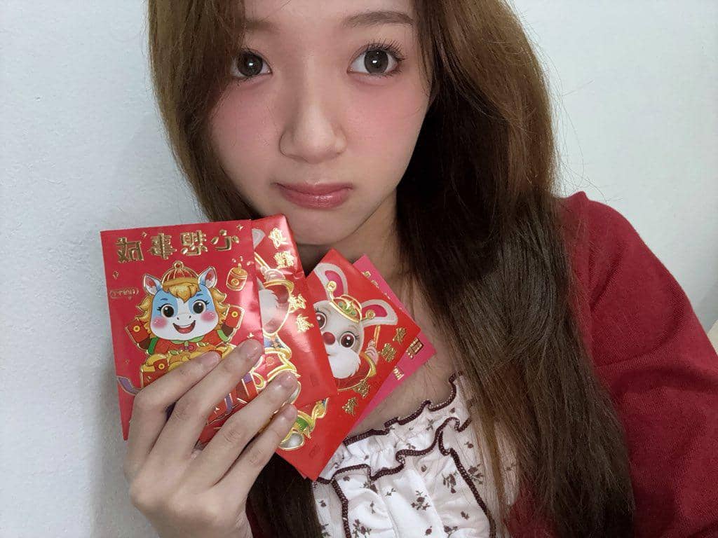 member JKT48 rayakan Imlek 2026 (x.com/au_liajkt48)