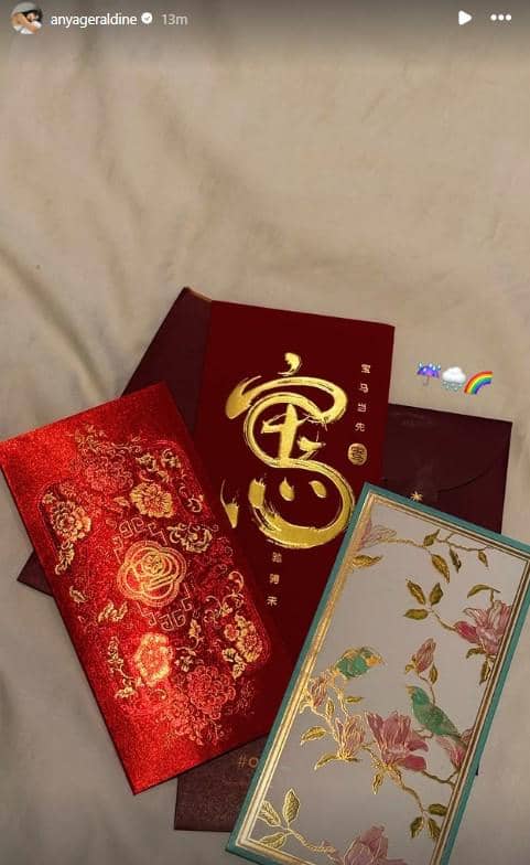 Artis Dapat Angpao saat Imlek 2026 (instagram.com/anyageraldine)