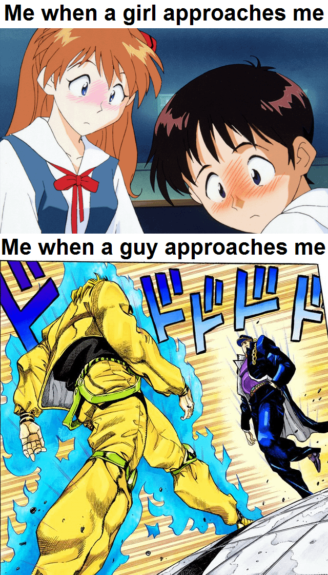 meme anime tentang sifat pemalu