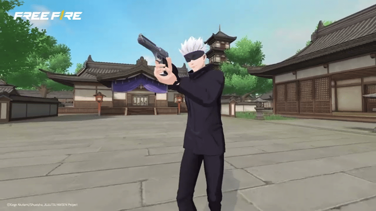 skin Satoru Gojo dalam Free Fire