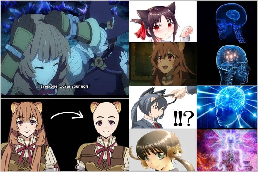 kolase meme anime telinga hewan
