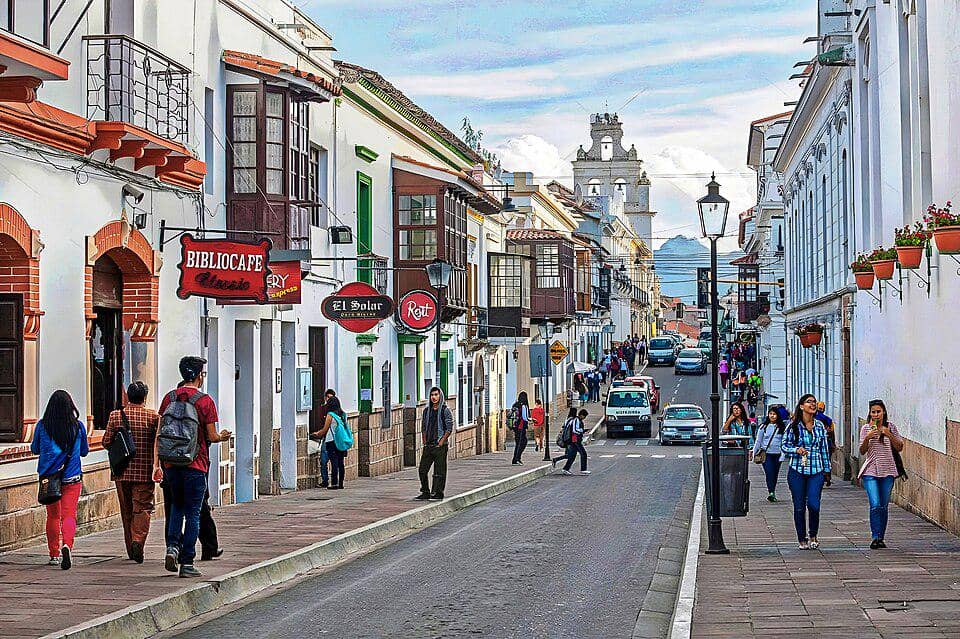 Kota Sucre di Bolivia