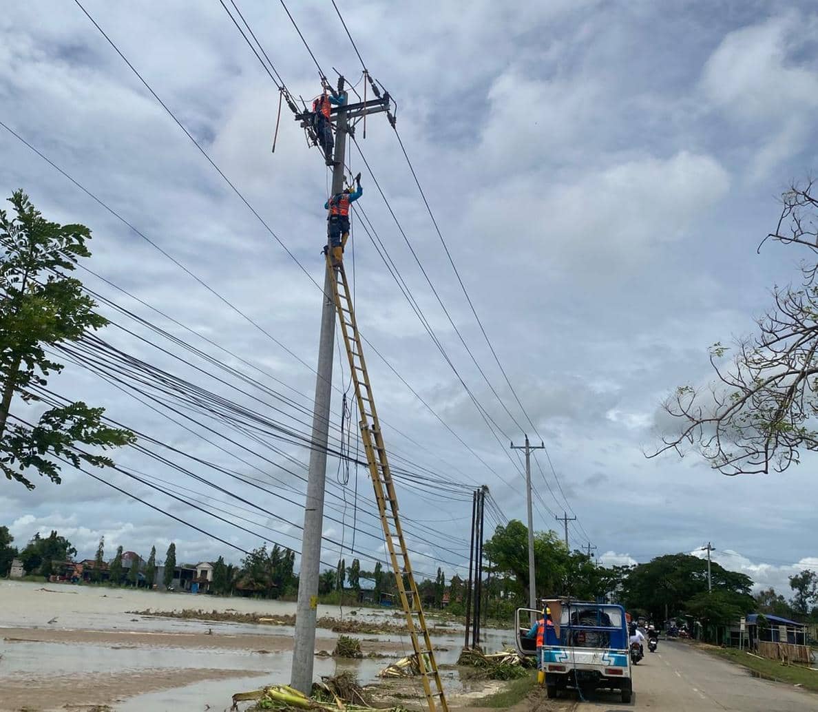 pln, banjir grobogan