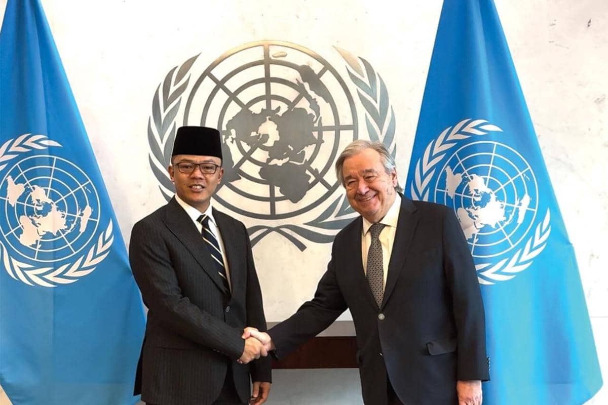 Menlu Sugiono dan Sekjen PBB Antonio Guterres bertemu bahas Palestina dan Board of Peace