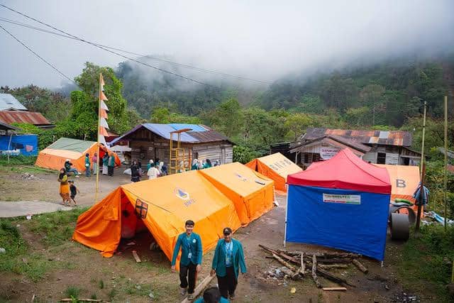 potret Cinta Laura di Aceh