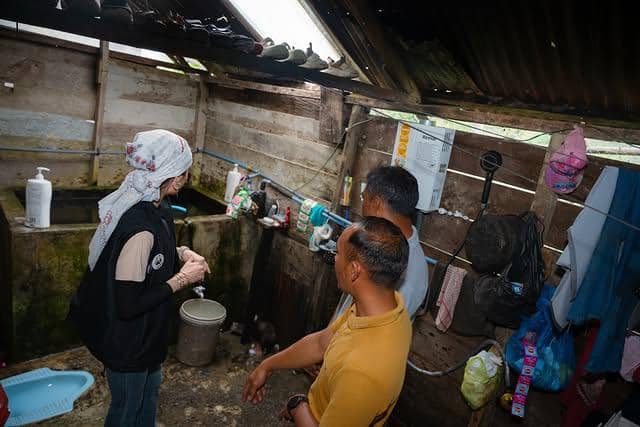 potret Cinta Laura di Aceh