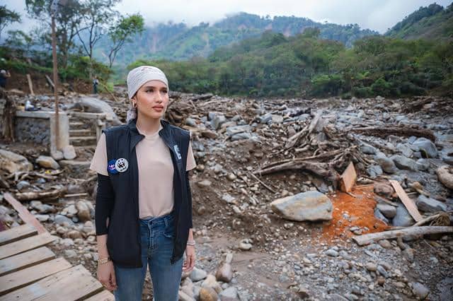 potret Cinta Laura di Aceh