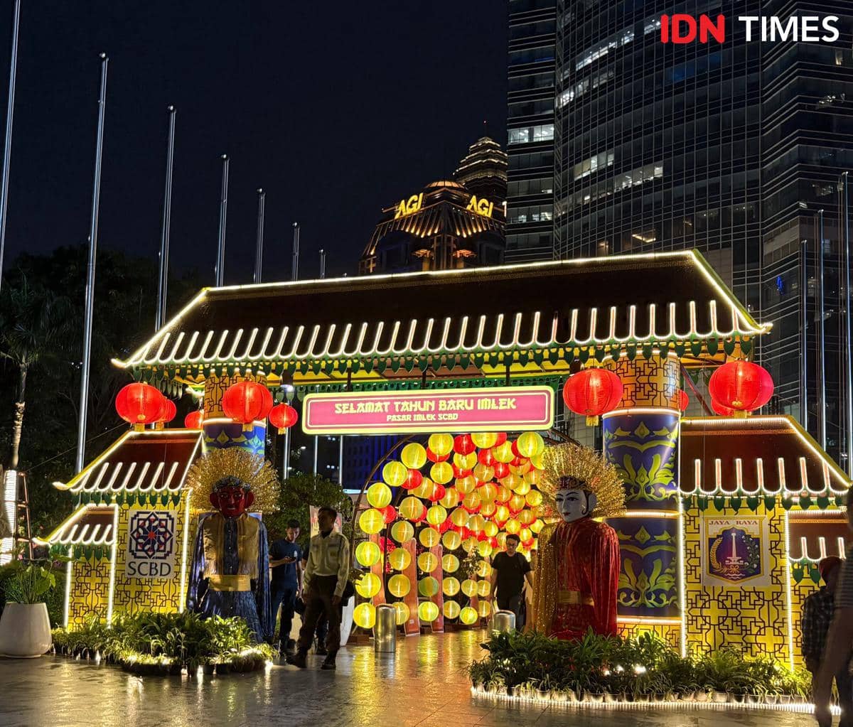 Perayaan Imlek 2026 di Kawasan SCBD. (IDN Times/Dina Salma)