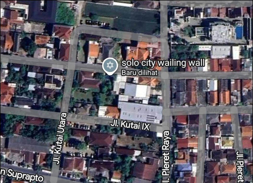 Tag di Google Maps Rumah Presiden ke-7 Jokowi. (Google)