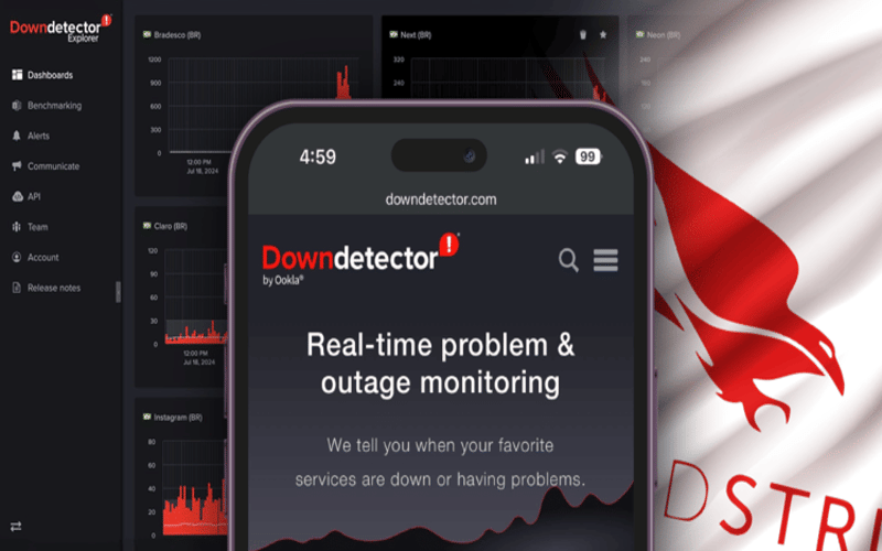 ilustrasi situs Downdetector
