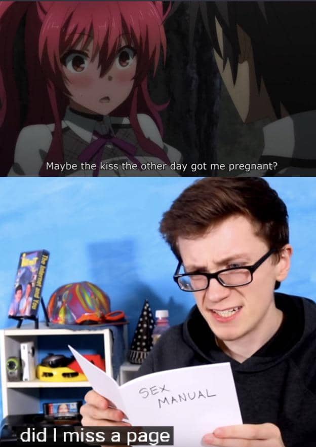 meme anime tentang hal membingungkan