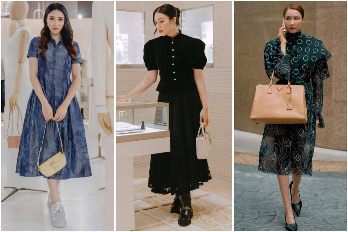 7 Ide OOTD Bukber Non Hijab Pakai Dress ala Artis Thailand, So Classy!