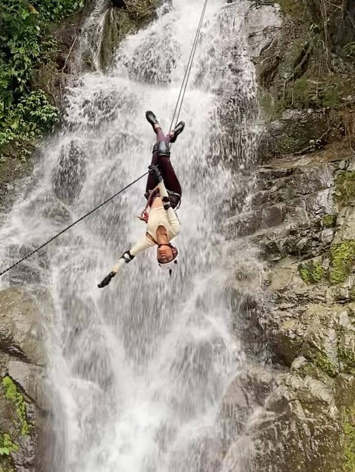 Novia Bachmid canyoning di Sentul