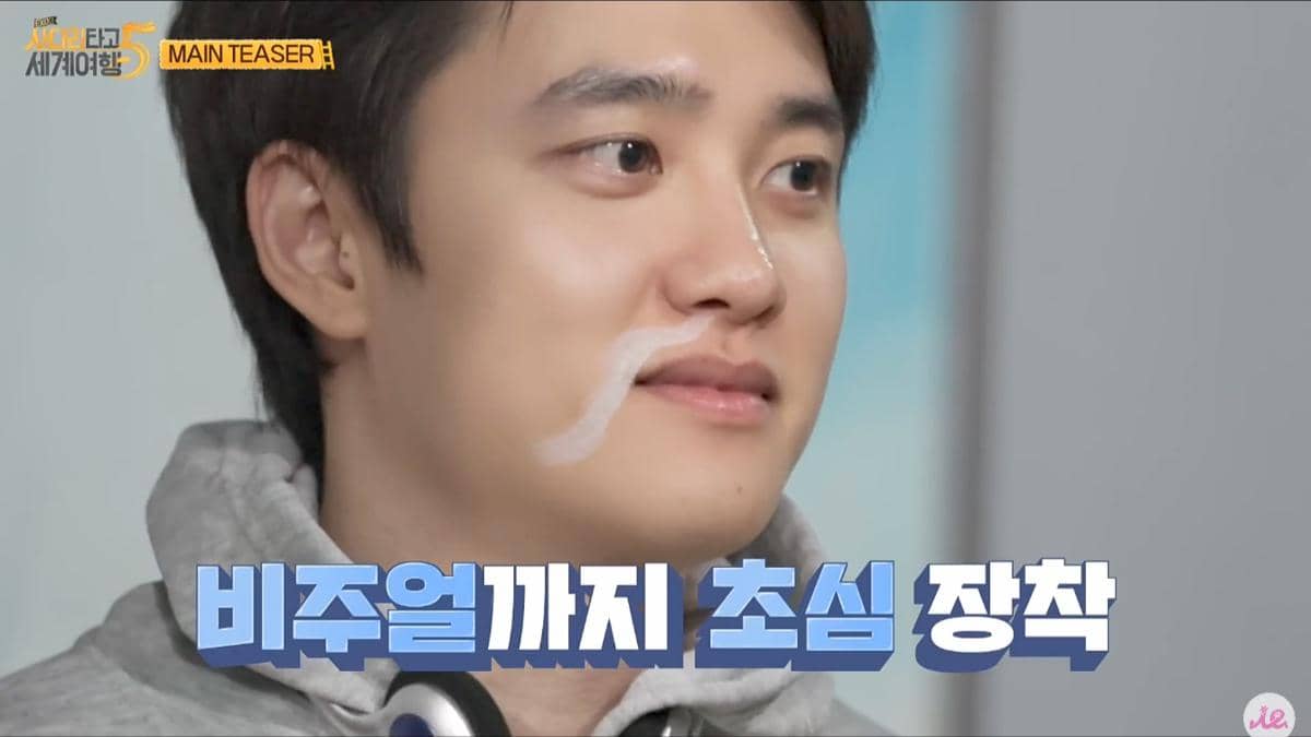 cuplikan main teaser EXO's Travel the World on a Ladder 5