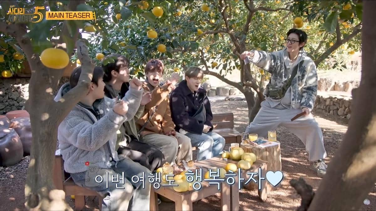 cuplikan main teaser EXO's Travel the World on a Ladder 5