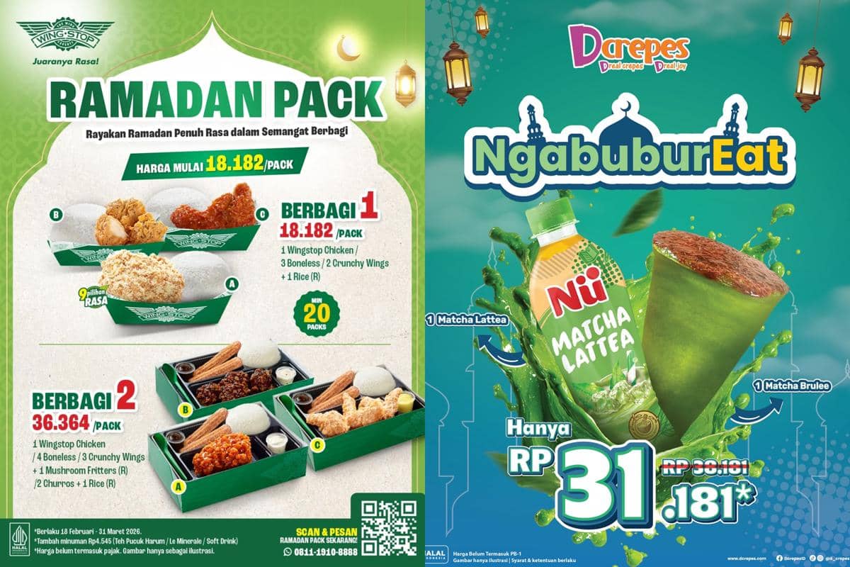 Promo Ramadan 2025 di Wingstop dan Dcrepes