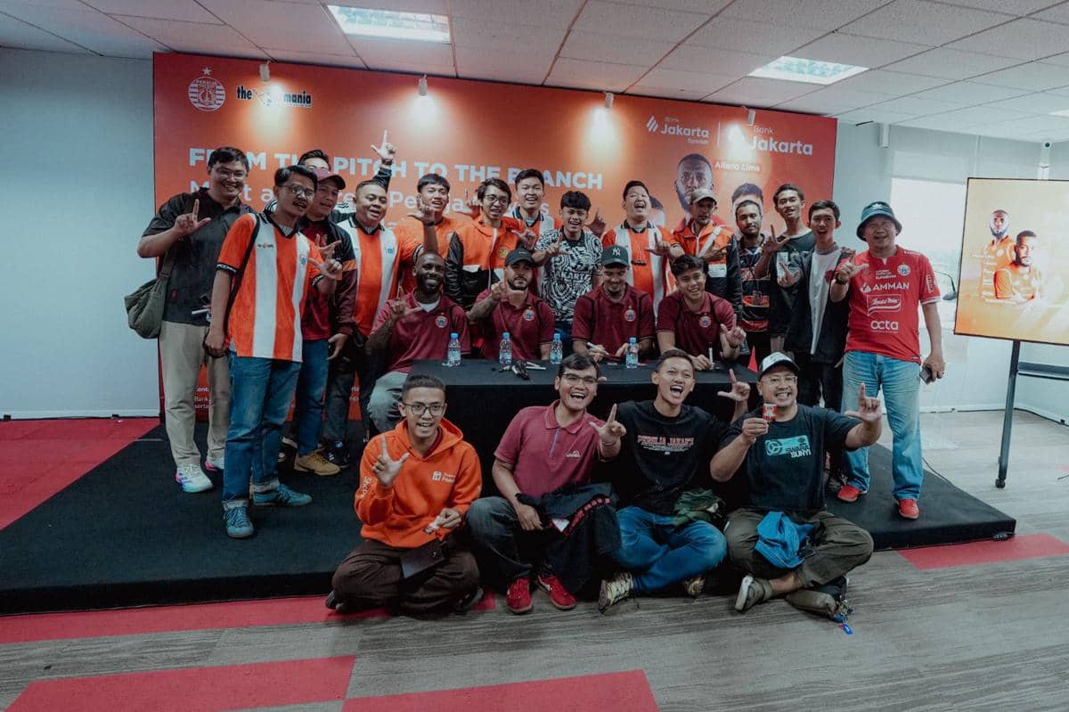 Meet and greet Persija bersama Bank Jakarta dan Jakmania
