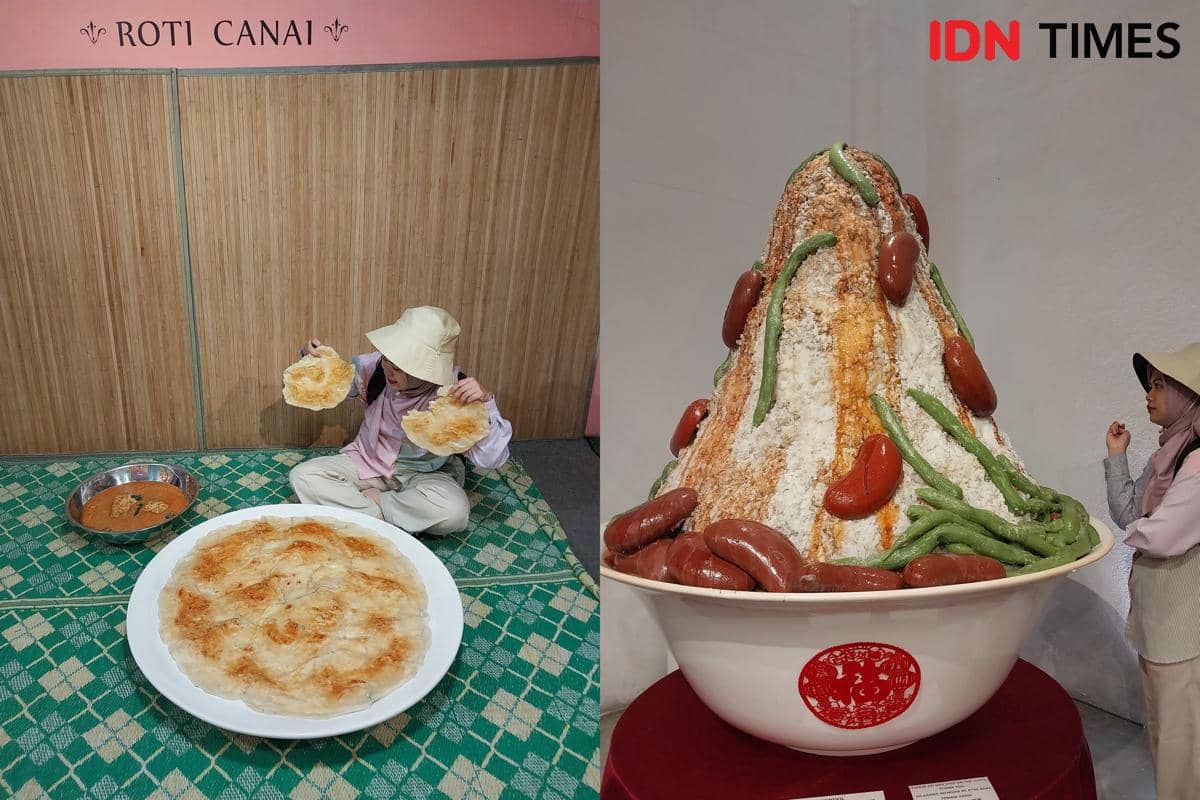 Potret replika makanan di Wonderfood Museum Penang 