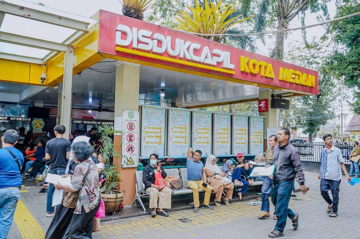 Kantor Disdukcapil Kota Medan (Dok. Diskominfo Medan)