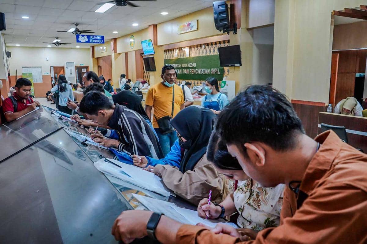 Kantor Disdukcapil Kota Medan (Dok. Diskominfo Medan)