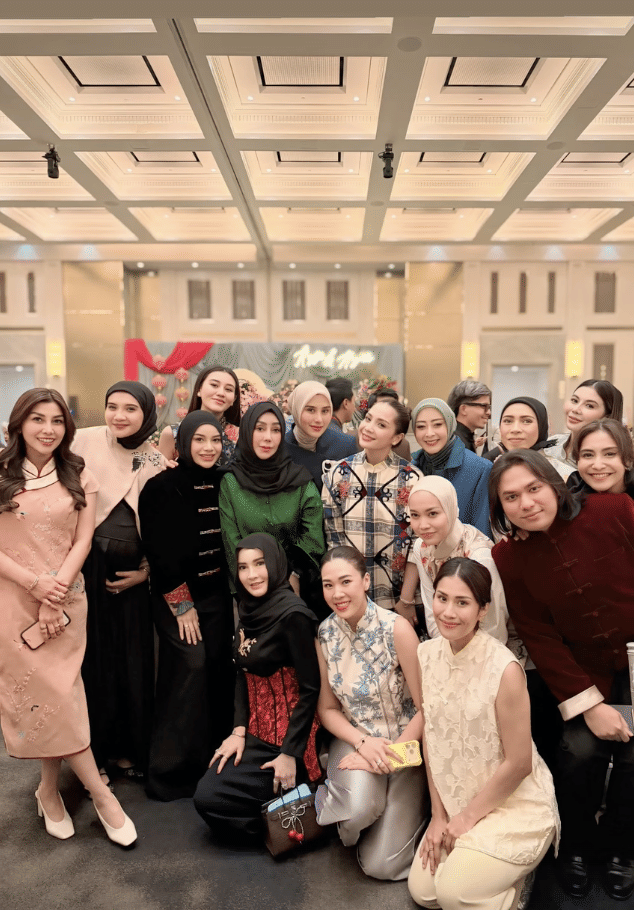 potret artis di acara ulang tahun Raffi Ahmad dan Nagita Slavina