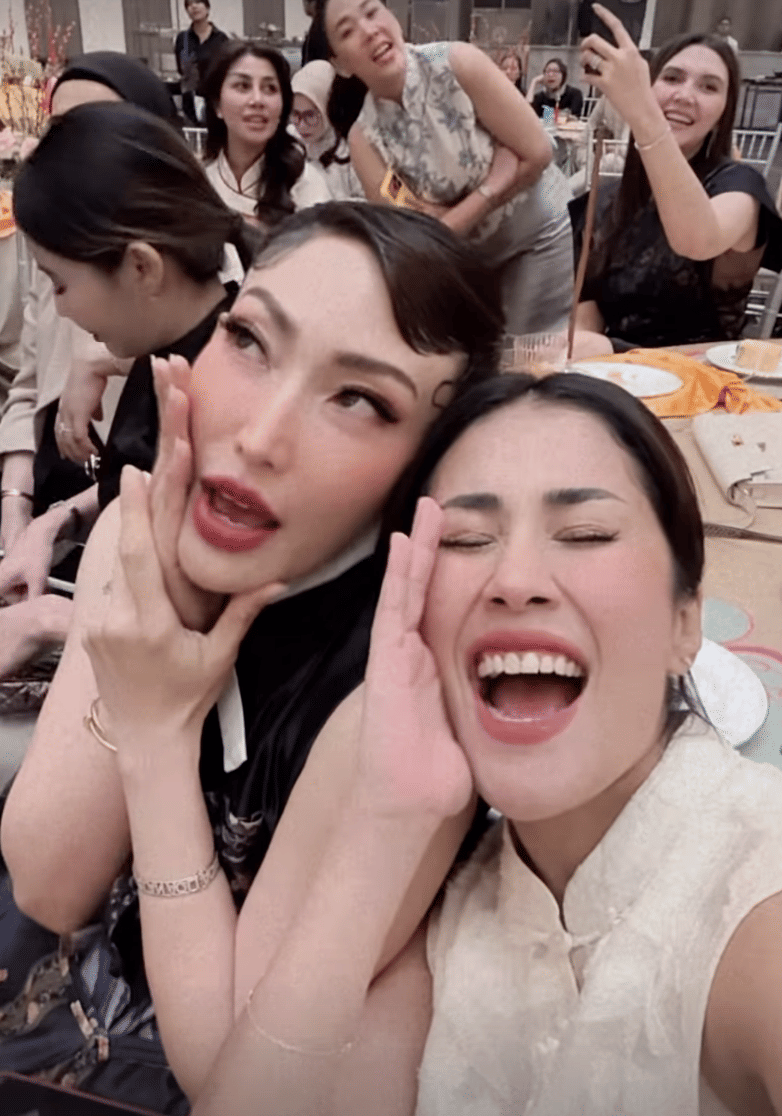 potret artis di acara ulang tahun Raffi Ahmad dan Nagita Slavina 