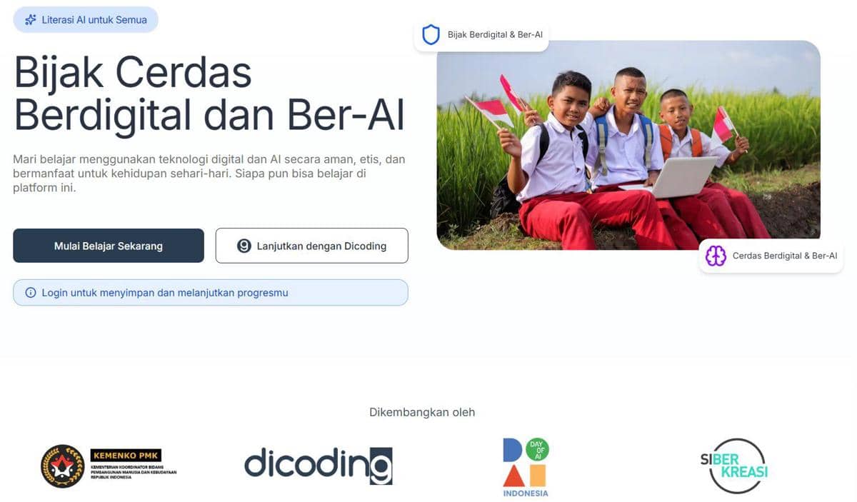 Pemerintah Rilis Platform Resmi untuk Literasi Digital dan AI (Dok. IDN Times)