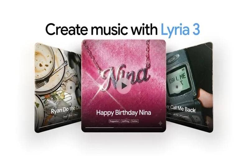 Google Hadirkan Lyria 3 di Gemini, Bisa Ciptakan Lagu dari Prompt