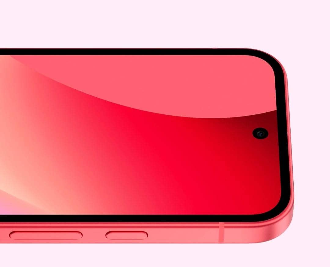 tampilan sisi depan Google Pixel 10a