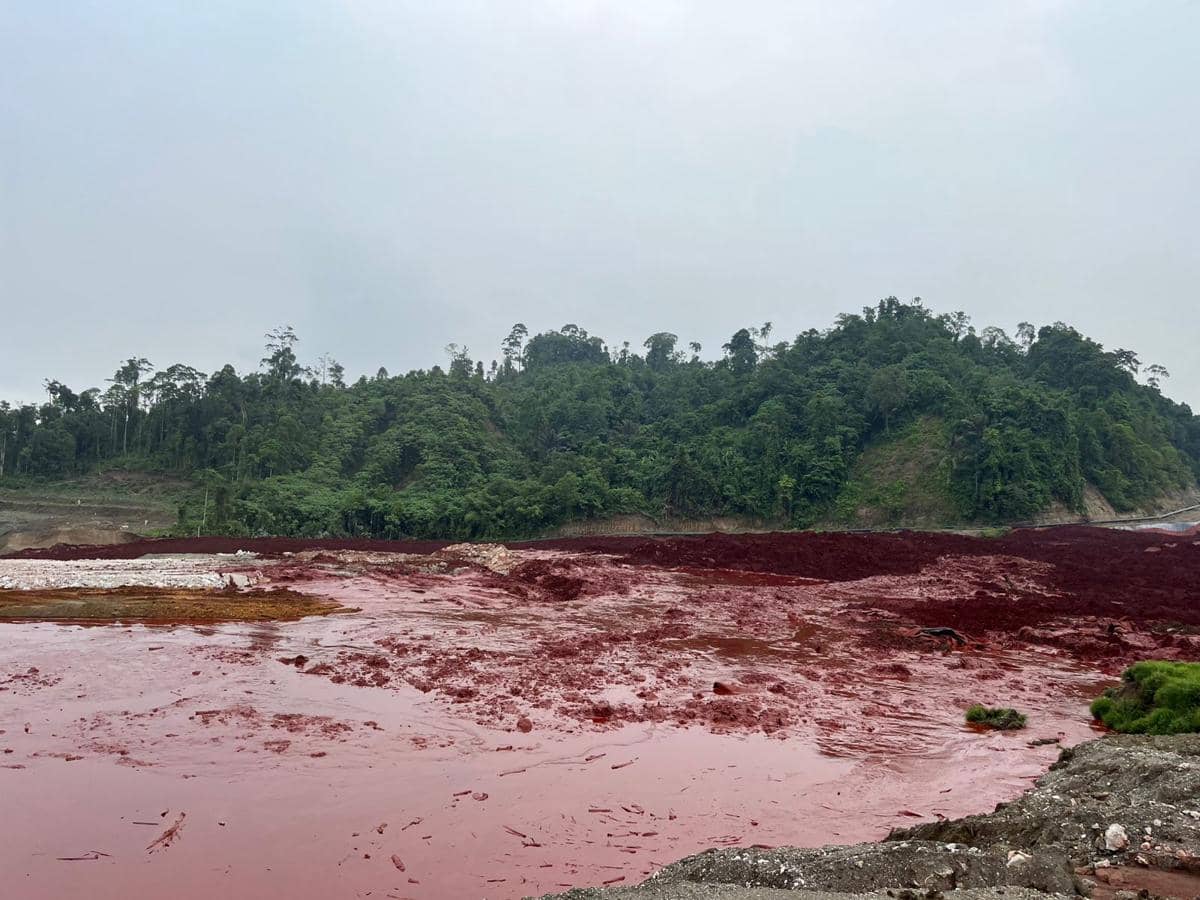 Lokasi longsor di Area IMIP 9, Rabu (18/2/2026) (Dok.Basarnas Sulteng).