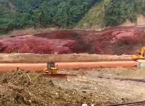 Lokasi longsor di Area IMIP 9, Rabu (18/2/2026) (Dok.IDN Times).