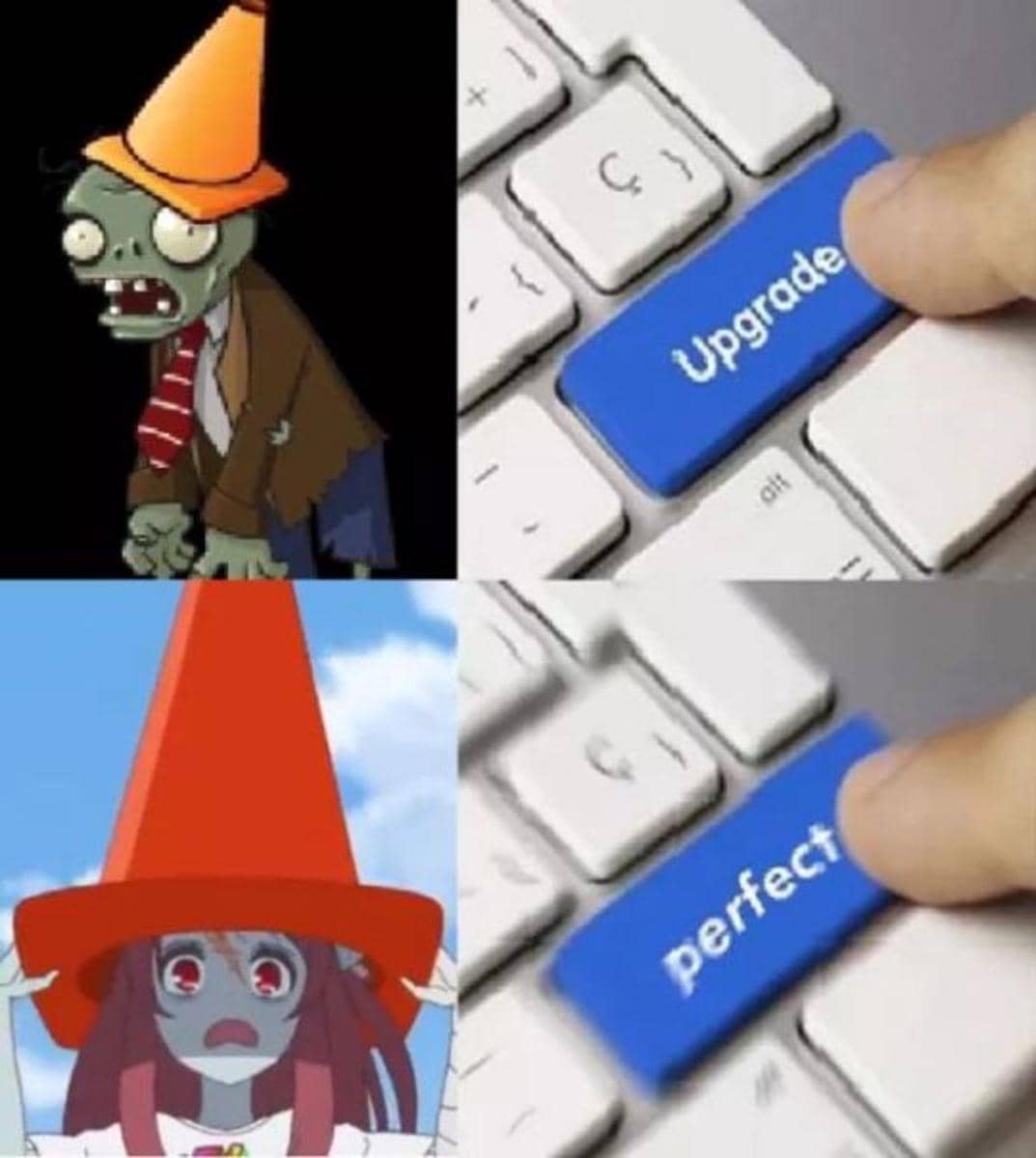 meme karakter anime versi ditingkatkan