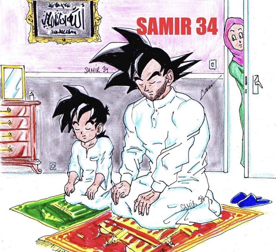 meme anime sambut Ramadan 2026 (x.com/samir34)