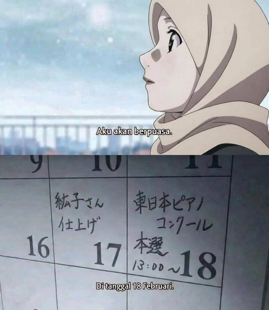 meme anime sambut Ramadan 2026 (x.com/anfess_)