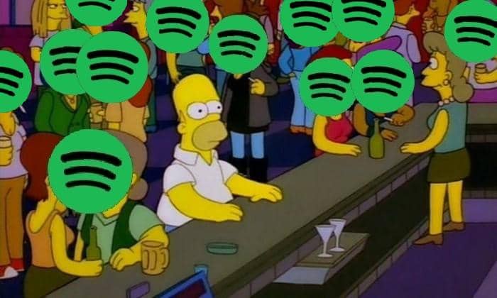 meme kartun tentang Spotify