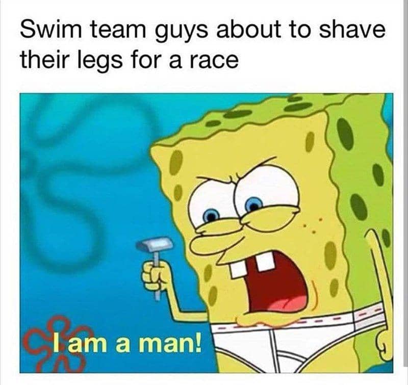 meme SpongeBob tentang bercukur