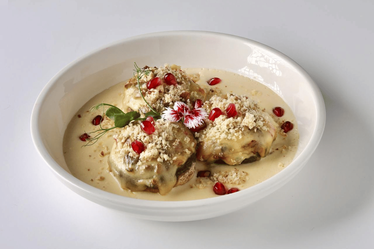 ilustrasi sup bawang putih teknik soubise