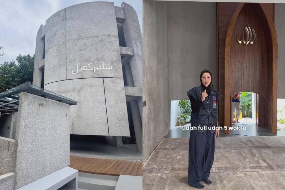 7 Potret Masjid yang Diprakarsai Zaskia Mecca, Hanung Imam Tarawih Perdana