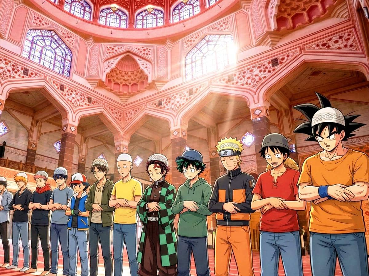 meme anime sambut Ramadan 2026 (x.com/syazwansyazwani)