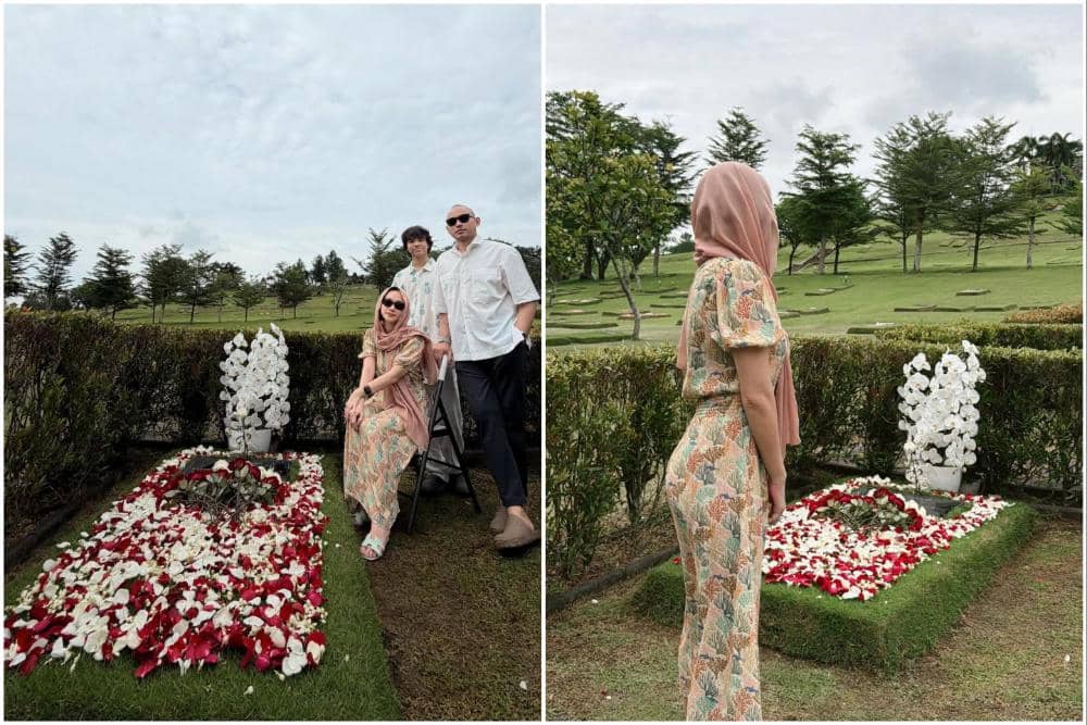 9 Potret BCL Berziarah ke Makam Ashraf Sinclair, Memperingati 6 Tahun!