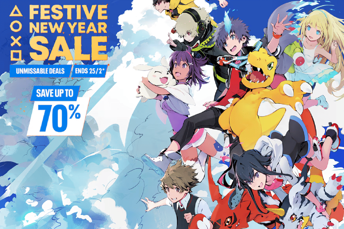 3 Diskon Game Digimon di PlayStation Store Festive New Year Sale 2026